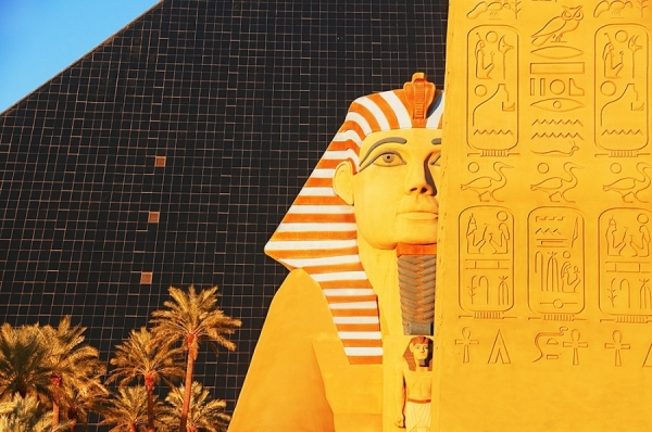 Photograph Mitchell Funk Luxor Pyramid on One Eyeland