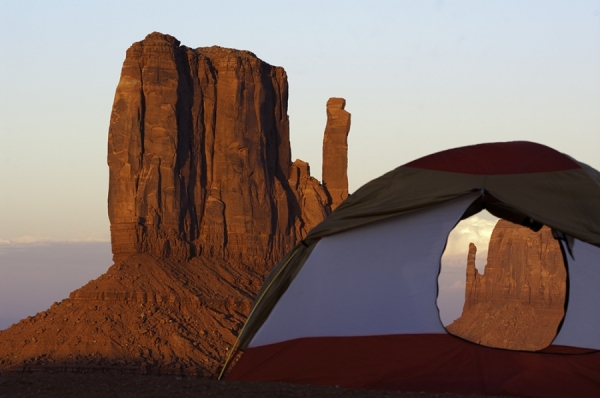 Photograph Kerrick James Monument Valley Camp on One Eyeland