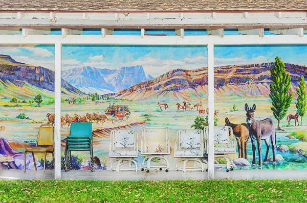 Photograph Mitchell Funk Navada Wall on One Eyeland