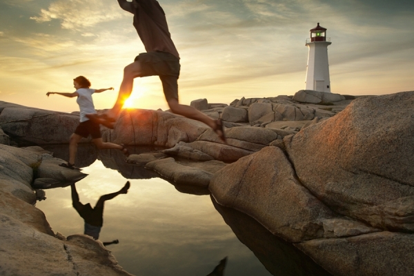 Photograph George Simhoni Peggys Cove on One Eyeland
