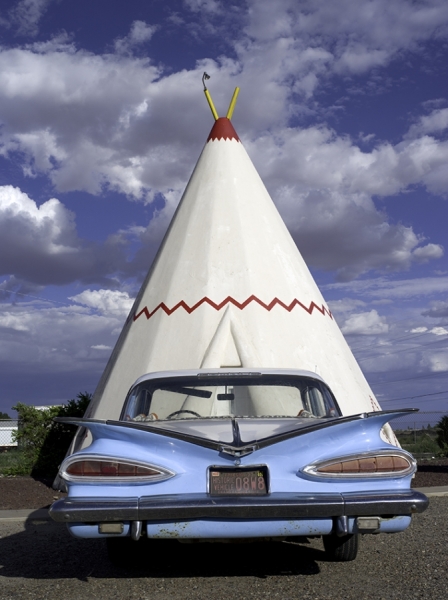 Photograph Kerrick James Route 66 Wigwam Motel on One Eyeland