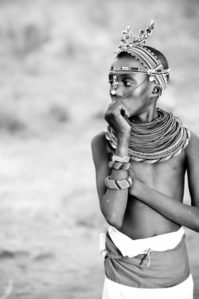 Photograph Robin Moore Samburu Boy on One Eyeland