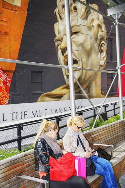 Photograph Mitchell Funk Sitting On The High Line on One Eyeland
