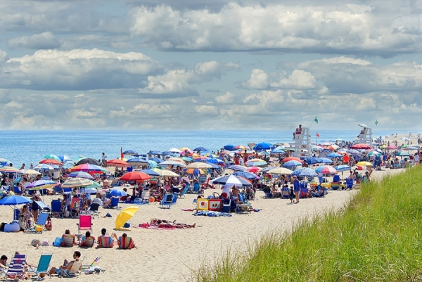 Photograph Mitchell Funk Sliver Clouds Beach on One Eyeland