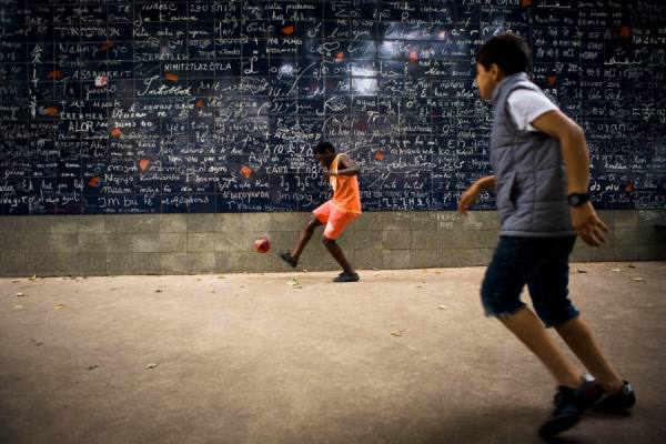 Photograph Eric Frazier Soccer Kids In Paris on One Eyeland