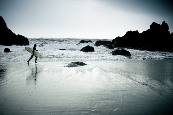 Photograph Charles Harris Surfer on One Eyeland