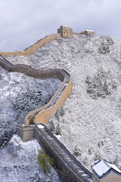 Photograph Nancy Brown The Great Wall In The Snow on One Eyeland