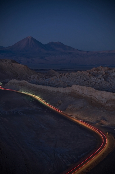 Photograph Darren Newbery Valle De Luna Light Trails on One Eyeland