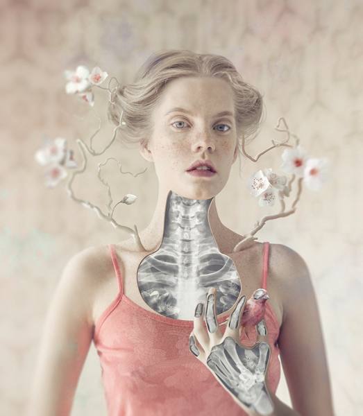 Photograph Elena Vizerskaya Xray Portrait on One Eyeland