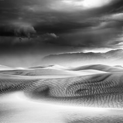 Approaching Storm Death Valley-Jack Curran-bronze-black_and_white-1143