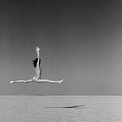 Desert Leap-Michael Haber-bronze-black_and_white-1206