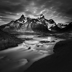 Patagonia Sunrise, Torre del Paine-Jack Curran-finalist-black_and_white-1438