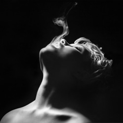 Woman on Black-William Delzell-finalist-black_and_white-1485