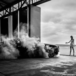 Rolls-Royce Wraith-Szymon Brodziak-silver-black_and_white-2805