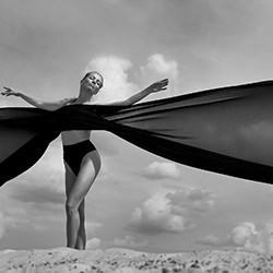 Butterfly-Agnieszka Czyzkowska-bronze-black_and_white-15600