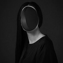 Self Portrait-Ayla Hashemi-silver-black_and_white-15981