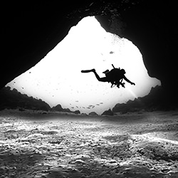 The cave-Fabi Fregonesi-silver-black_and_white-18496