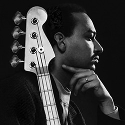 A Guitarist-Leka Huie-bronze-black_and_white-18215