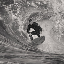 Surfer Study-Steve Turner-silver-black_and_white-18473