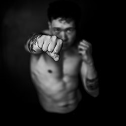Locked in. Fist forward. Focus sharp-Ollivier Marc-finalist-black_and_white-18378