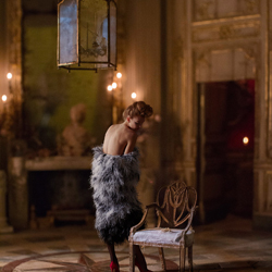 Dollhouse Shoot: Ostrich Feather Shawl-Richard Tuschman-finalist-fashion-1713