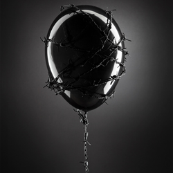 Black Balloon-Mayda Mason-bronze-fine_art-2869