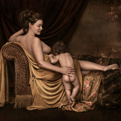 Renaissance Mother-Nancy Flammea-silver-fine_art-6954