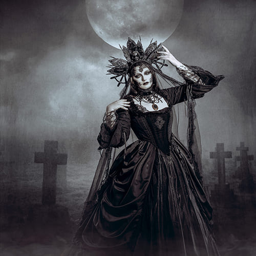 The Mourning Bride-Laura Dark-bronze-fine_art-12054