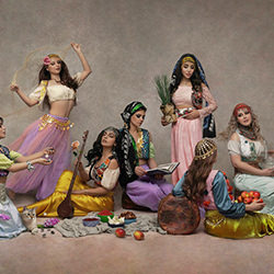 7 Muses-Gabriela Ghillanyova-silver-fine_art-18645