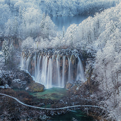 Winter Fairytale at the Plitvice Lakes-Jaka Ivancic-gold-landscape-2400