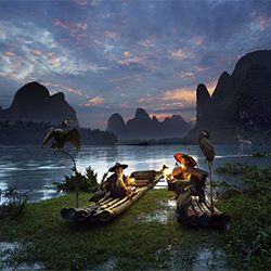 The Guardian of the lights-Thierry Bornier-bronze-landscape-2111