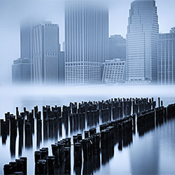 Lower Manhattan Cloud Party-Rick Wagonheim-bronze-landscape-2163