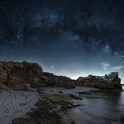 a sea of stars-Mirko Colombo-bronze-landscape-17956