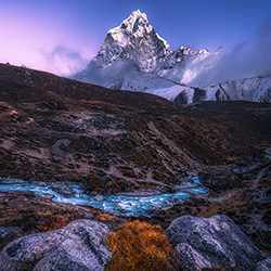 Ama Dablam North-Simone Caldonazzi-bronze-landscape-17955
