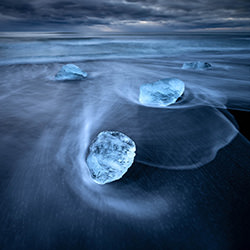 Ice diamonds-Tom Putt-bronze-landscape-17561