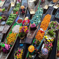 Floating Market in Inle Lake-Win Tun Naing-silver-mobile-7919
