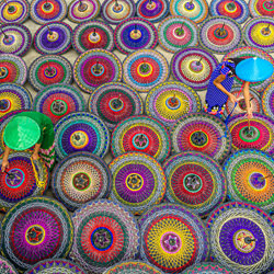 Colourful Umbrellas in Myanmar-Win Tun Naing-gold-mobile-7900