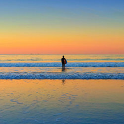 Surfeur au coucher du soleil-Dominika Koszowska-finaliste-mobile-11022