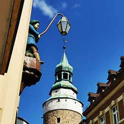Church tower caught on a fishing rod by a sculpture figure-Dariusz Wiza-finalist-mobile-16631