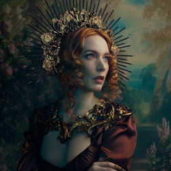 la emperatriz-Sonja Hietala-oro-retrato-8862