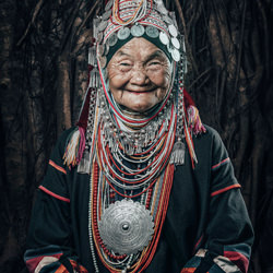 La sonrisa de la tribu Akha-Jatenipat Jkboy Ketpradit-bronce-retrato-8683