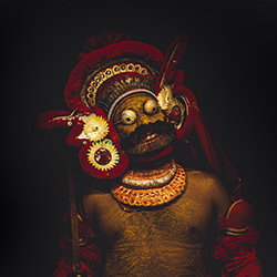 Kathakali Theater-Lucas Drag-silver-portrait-17303