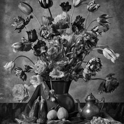 Rembrandt\'s Tulips-Marjan Van Herpen-bronze-still_life-7989