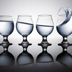 Four Glasses One Wave-John Early-silver-still_life-8238