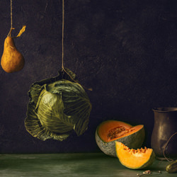Hanging Produce-Libby Volgyes-bronze-still_life-8024