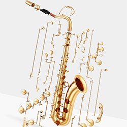 Explosion de saxophone-Lukasz Mazurkiewicz-gold-still_life-10853