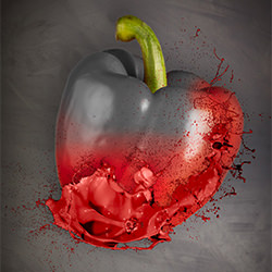 Coloring a pepper-Marc Barthelemy-finalist-still_life-10777
