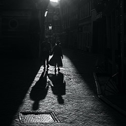 Afternoon City Walkers-Max Van Son-bronze-street-17360