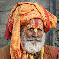 Sadhus of Nepal-Laimute Kuriene-bronze-street-17339
