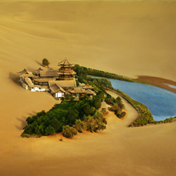 Oasis de Dunhuang-Thierry Bornier-argent-voyage-12767